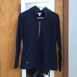 Lily Pulitzer Solid Navy Popover